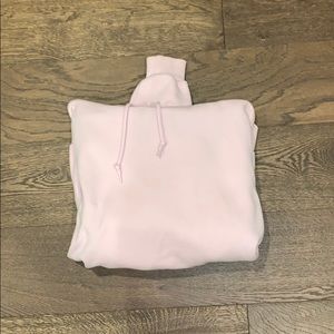 Plain pink hoodie